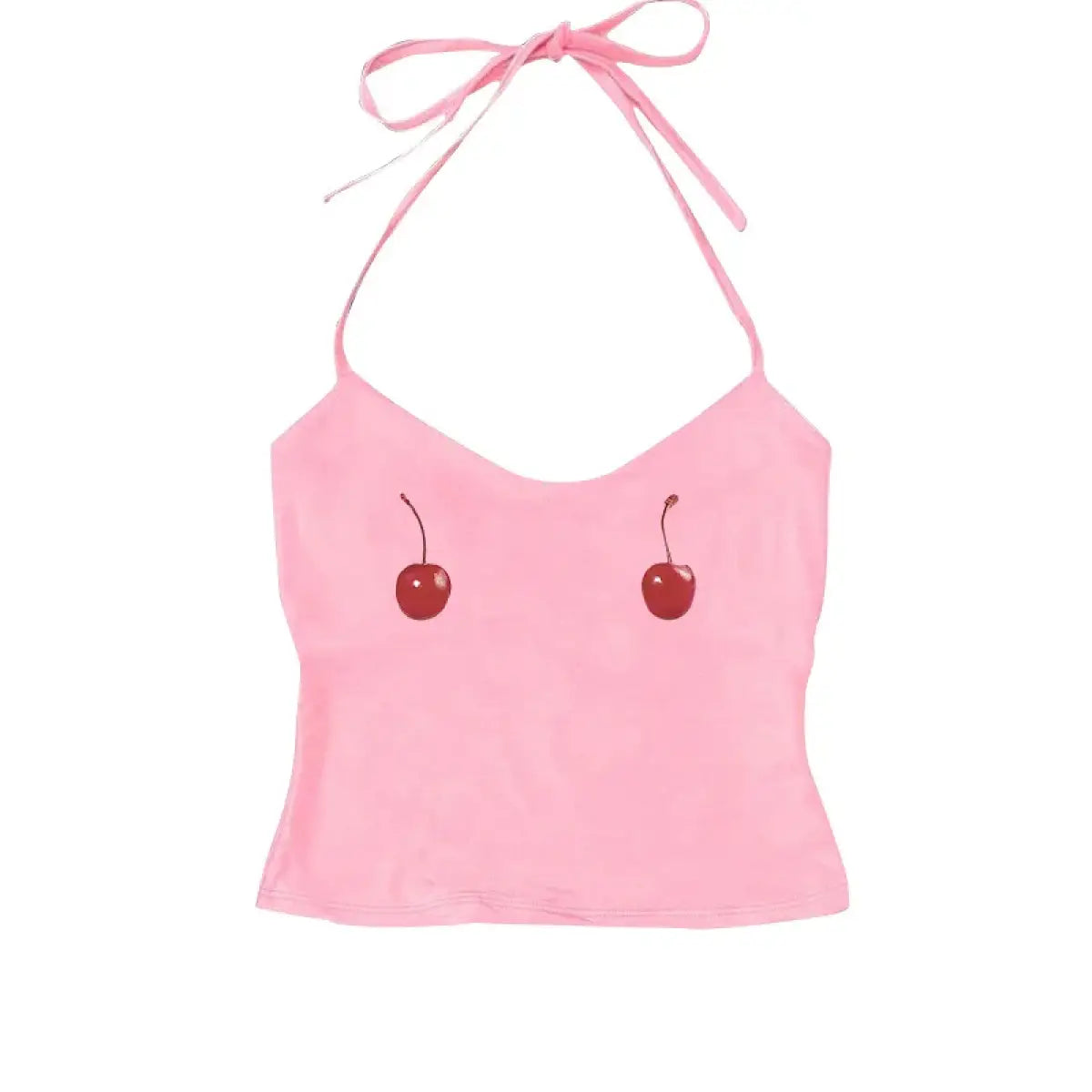 Harajuku Cherry Tee - Sleeveless Streetwear Crop From Kawaii Stop