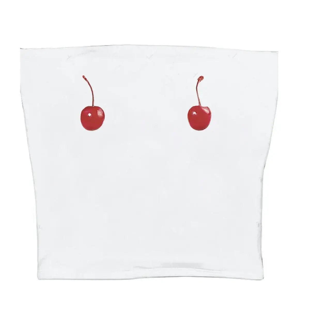 Harajuku Cherry Tee - Sleeveless Streetwear Crop From Kawaii Stop