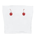 Harajuku Cherry Tee - Sleeveless Streetwear Crop From Kawaii Stop