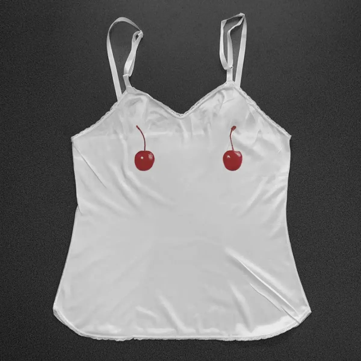 Harajuku Cherry Tee - Sleeveless Streetwear Crop From Kawaii Stop