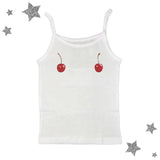 Harajuku Cherry Tee - Sleeveless Streetwear Crop From Kawaii Stop