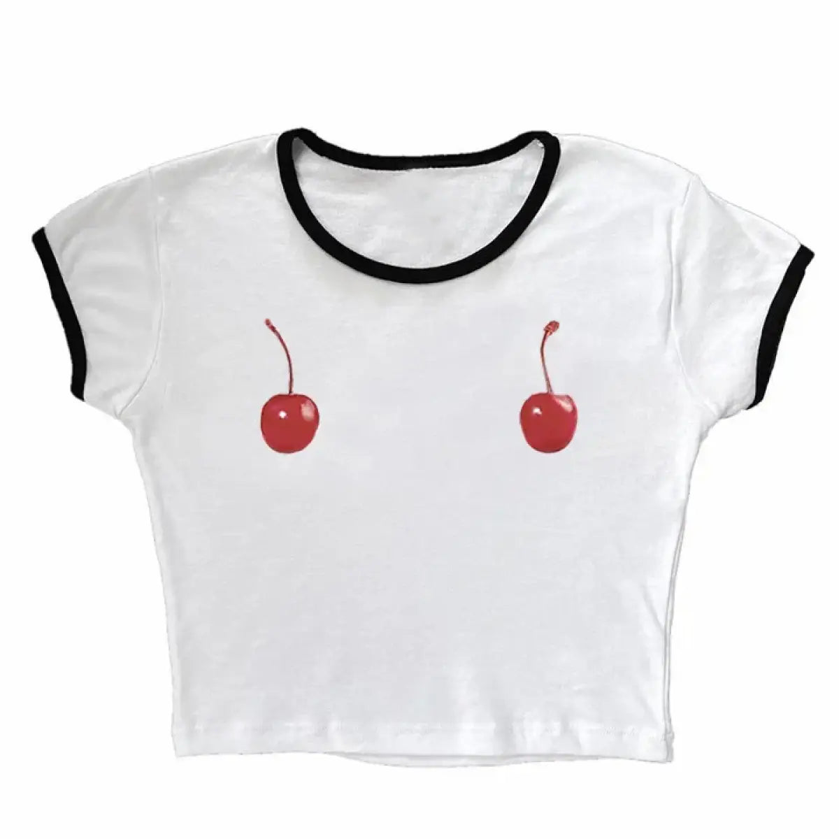 Harajuku Cherry Tee - Sleeveless Streetwear Crop From Kawaii Stop