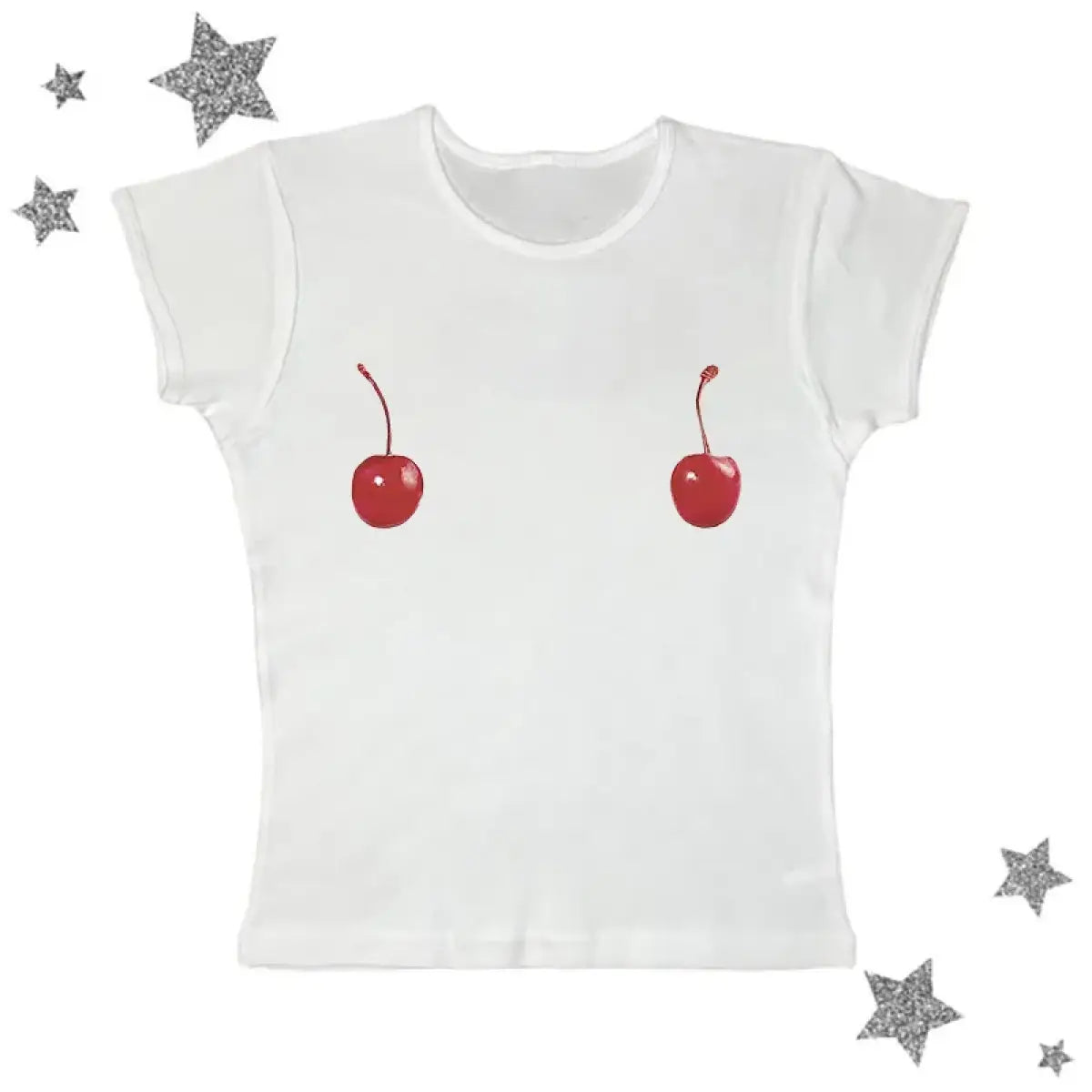Harajuku Cherry Tee - Sleeveless Streetwear Crop From Kawaii Stop