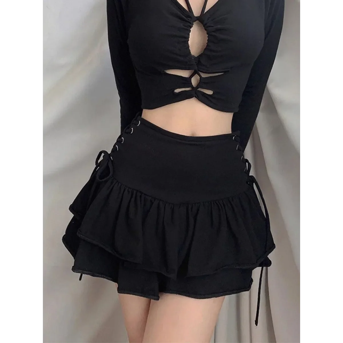 Harajuku E-girl High Waist Skirt from Kawaii Stop