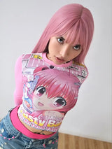 Harajuku Kawaii Anime Graphic Tee From Kawaii Stop
