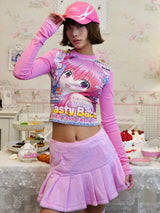 Harajuku Kawaii Anime Graphic Tee From Kawaii Stop