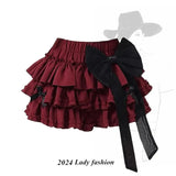 Harajuku Kawaii Lolita Mini Skirt – High Waist Ruffle Cake Layer from Kawaii Stop