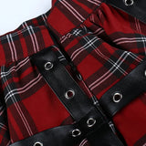 Harajuku Plaid Pleated Skirt - Y2K Mini Cake Skirt from Kawaii Stop