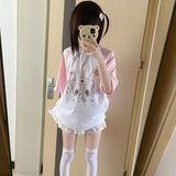 Kawaii Nurse Bear Oversized Tee – Harajuku Y2K Pastel Shirt From Kawaii Stop