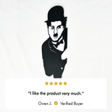 Metal Charlie Chaplin Wall Art from VITAHOME DESIGN LLC