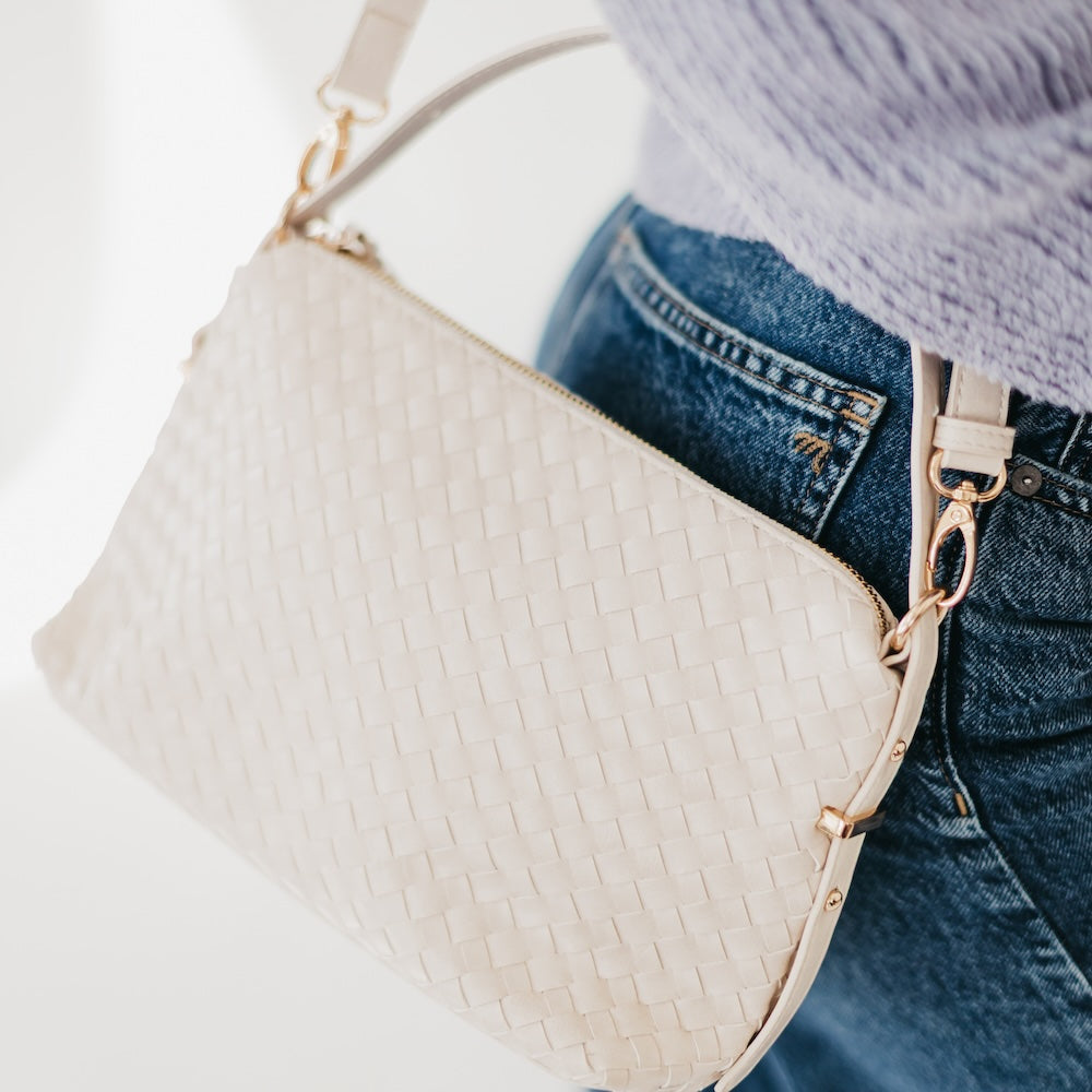 Harper Hobo Slouchy Woven Shoulder Bag from Pretty Simple