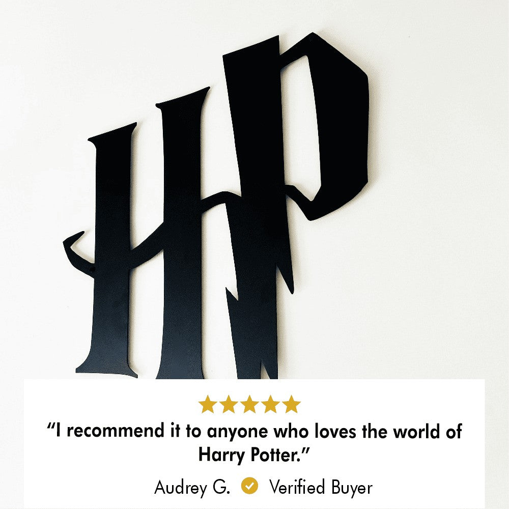 Harry Potter Metal Logo from VITAHOME DESIGN LLC