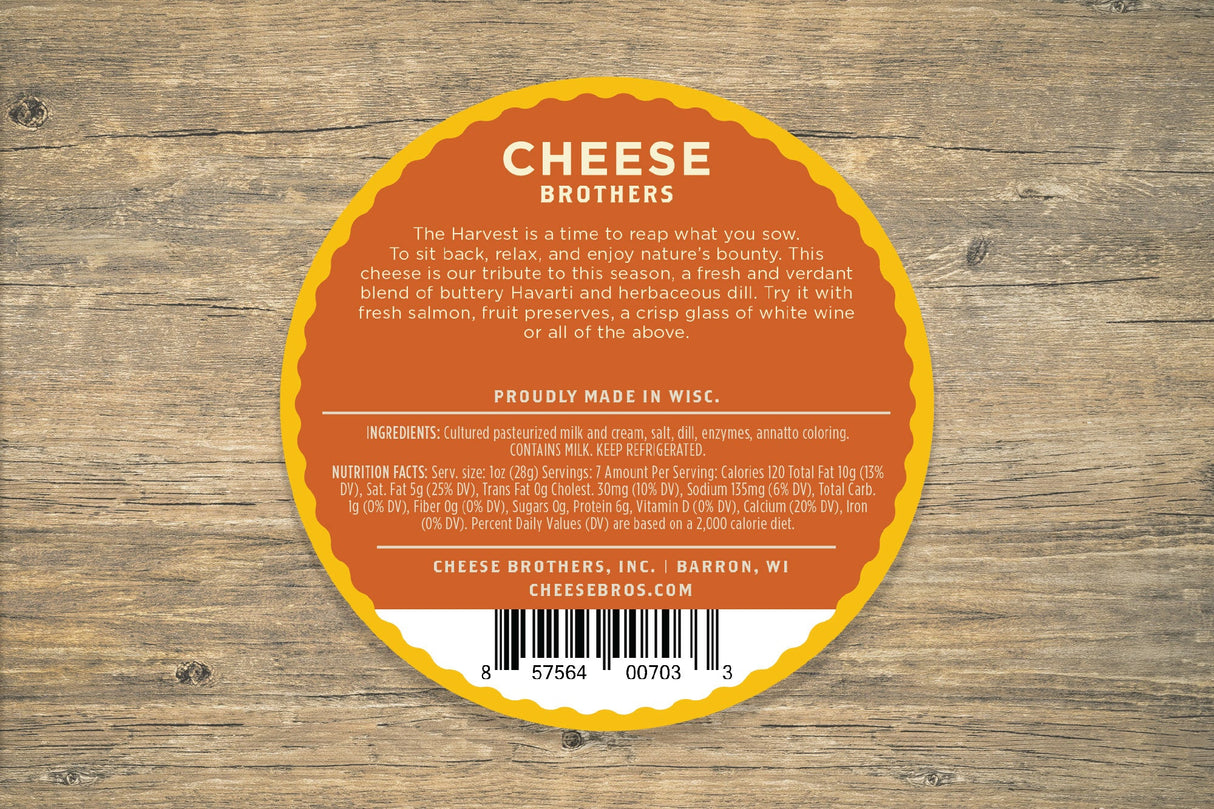 Dill Havarti From Cheese Brothers, Inc.
