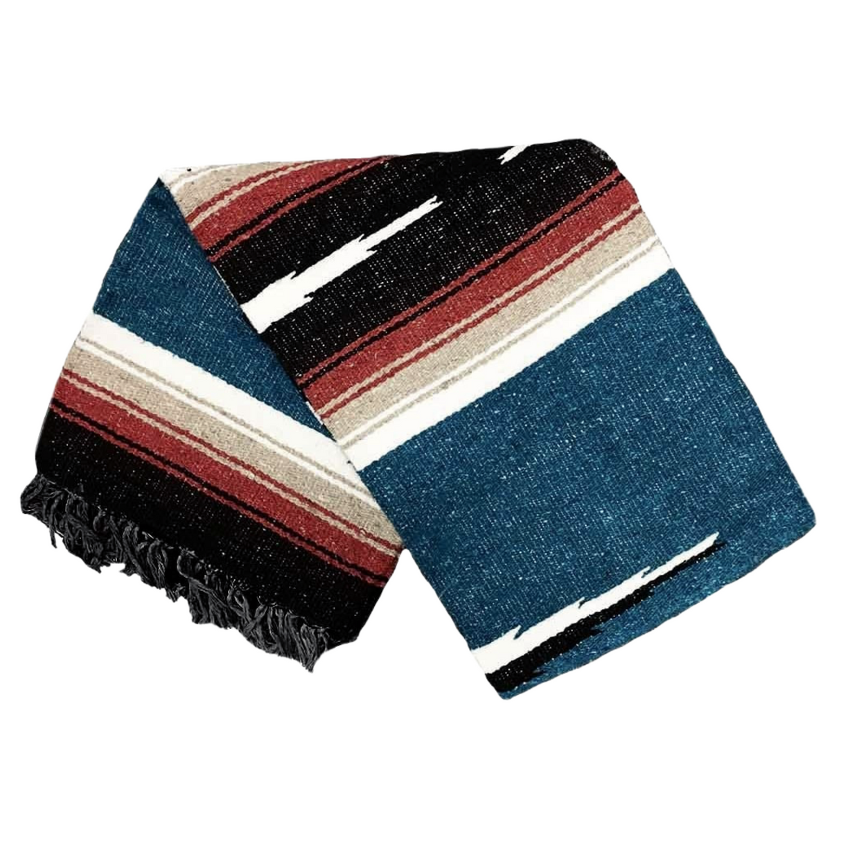 Harvest Moon Diamond Baja Blanket - Blue From West Path