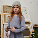 Rib Beanie - Dark Navy From Manymoons