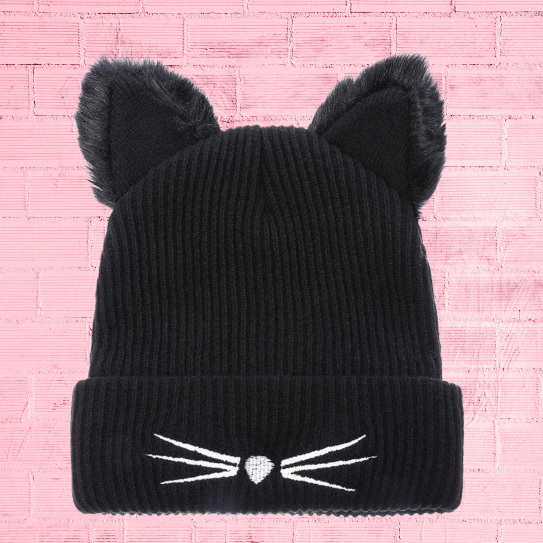 Cat Ears Knit Beanie from Medusa's Makeup
