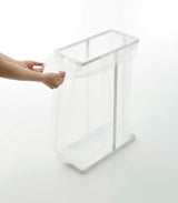 Lidded Garbage Bag Holder - Steel from Yamazaki Home