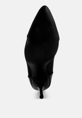 Hearst Pointy Toe Ankle Strap Pumps from London Rag International