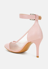 Hearst Pointy Toe Ankle Strap Pumps from London Rag International