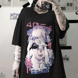 Heart Love Anime Oversized Tee From Kawaii Stop