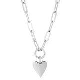 Heart Pendant Necklace from eklexic