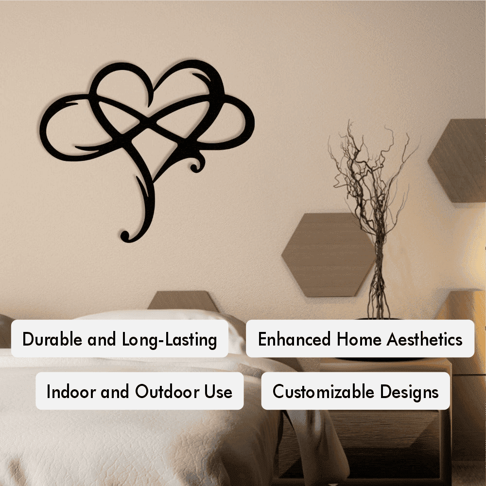 Infiniti Heart Wall Decor from VITAHOME DESIGN LLC