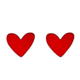 Red Heart Studs from LE CHIC MIAMI