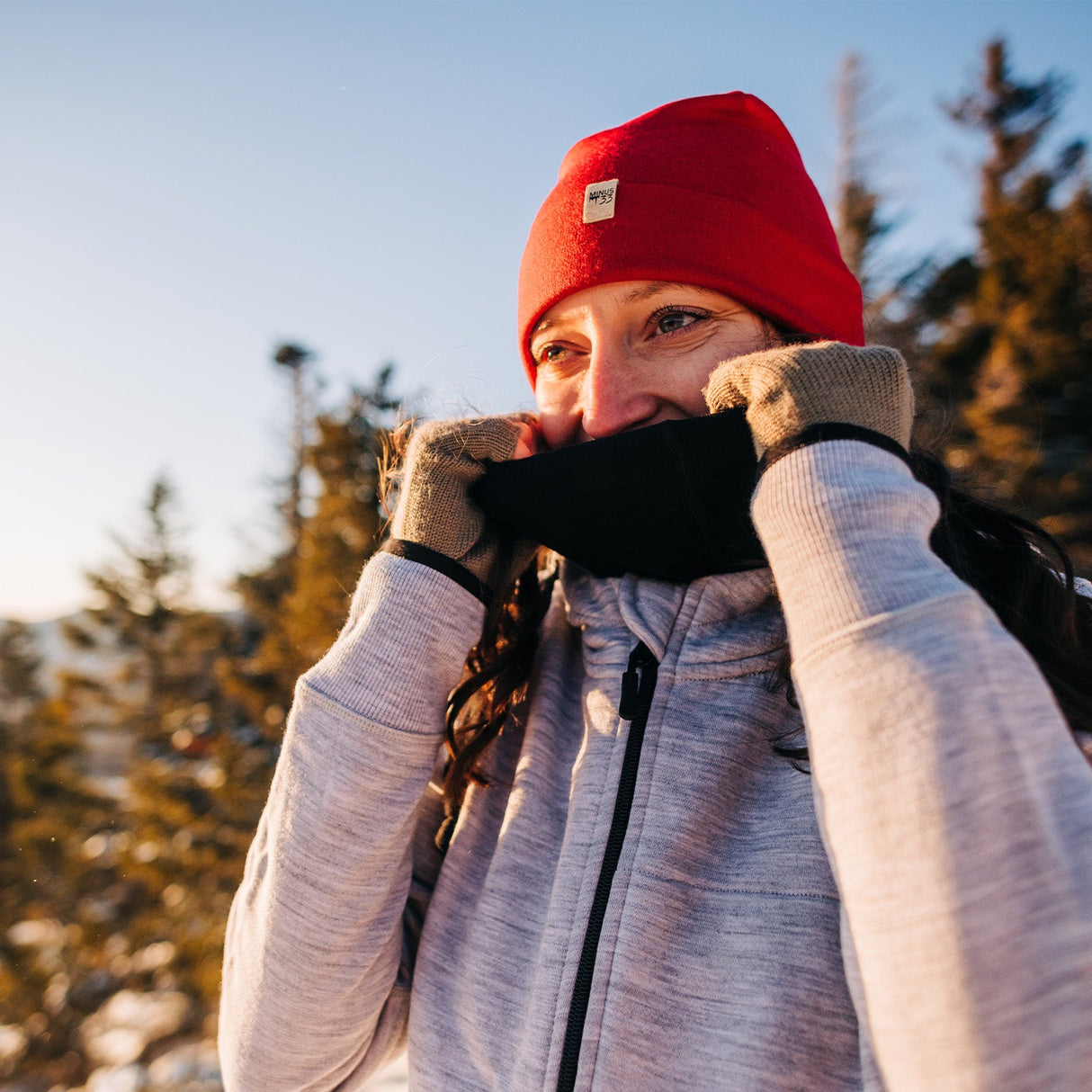 Heavyweight - Brushed Neck Gaiter Kodiak Fleece from Minus33 Merino Wool Clothing