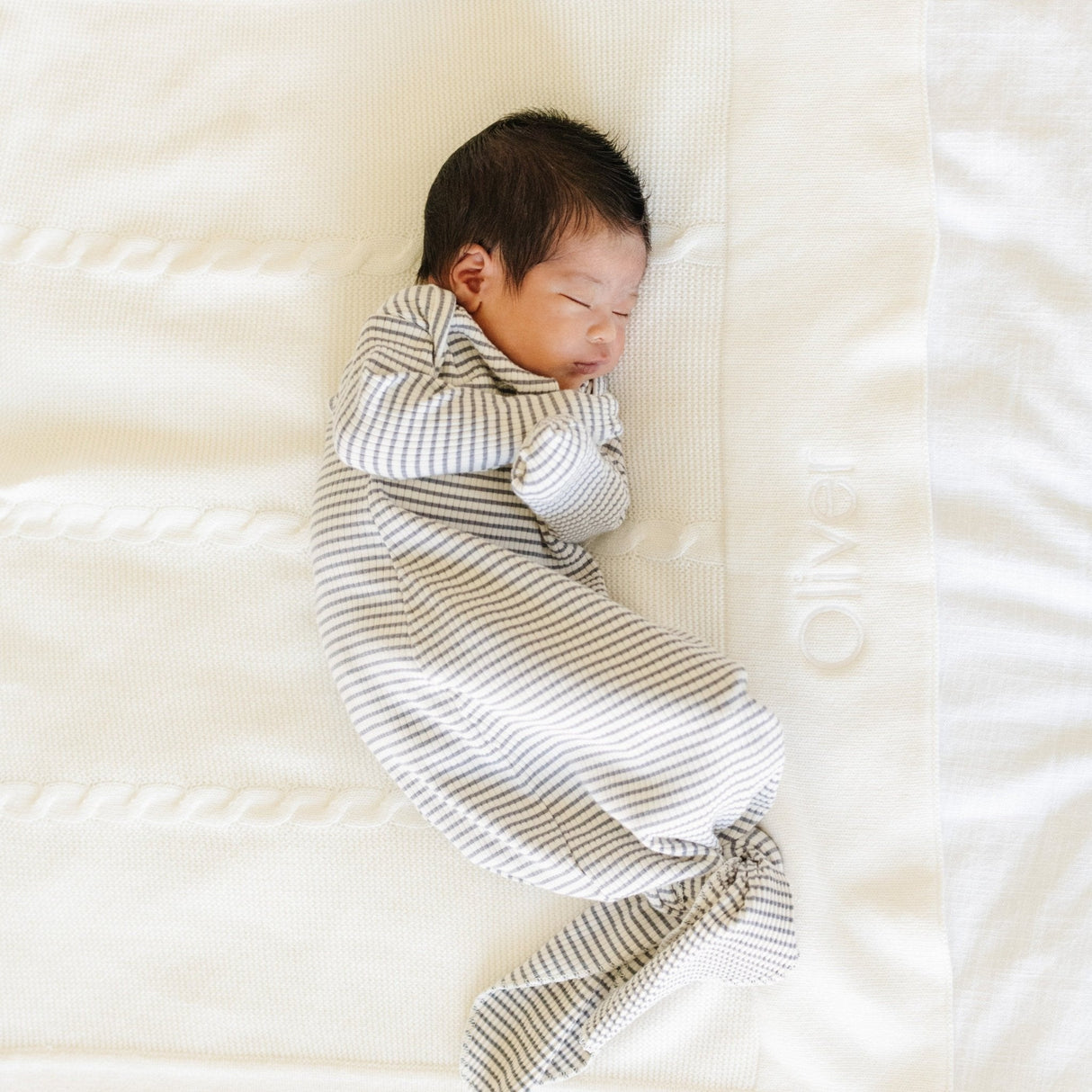 HEIRLOOM COTTON KNIT RECEIVING BLANKETS From Saranoni
