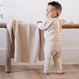 HEIRLOOM COTTON KNIT RECEIVING BLANKETS From Saranoni