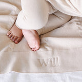 HEIRLOOM COTTON KNIT RECEIVING BLANKETS From Saranoni