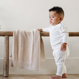 HEIRLOOM COTTON KNIT RECEIVING BLANKETS From Saranoni