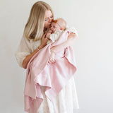 HEIRLOOM COTTON KNIT RECEIVING BLANKETS From Saranoni