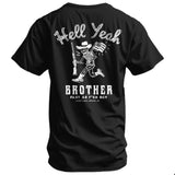 Hell Yeah Brother Cowboy Men's T-Shirt From Combat Iron Apparel
