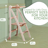 Helper Tower: A Multi-functional Foldable Step Stool for Kids from Goodevas