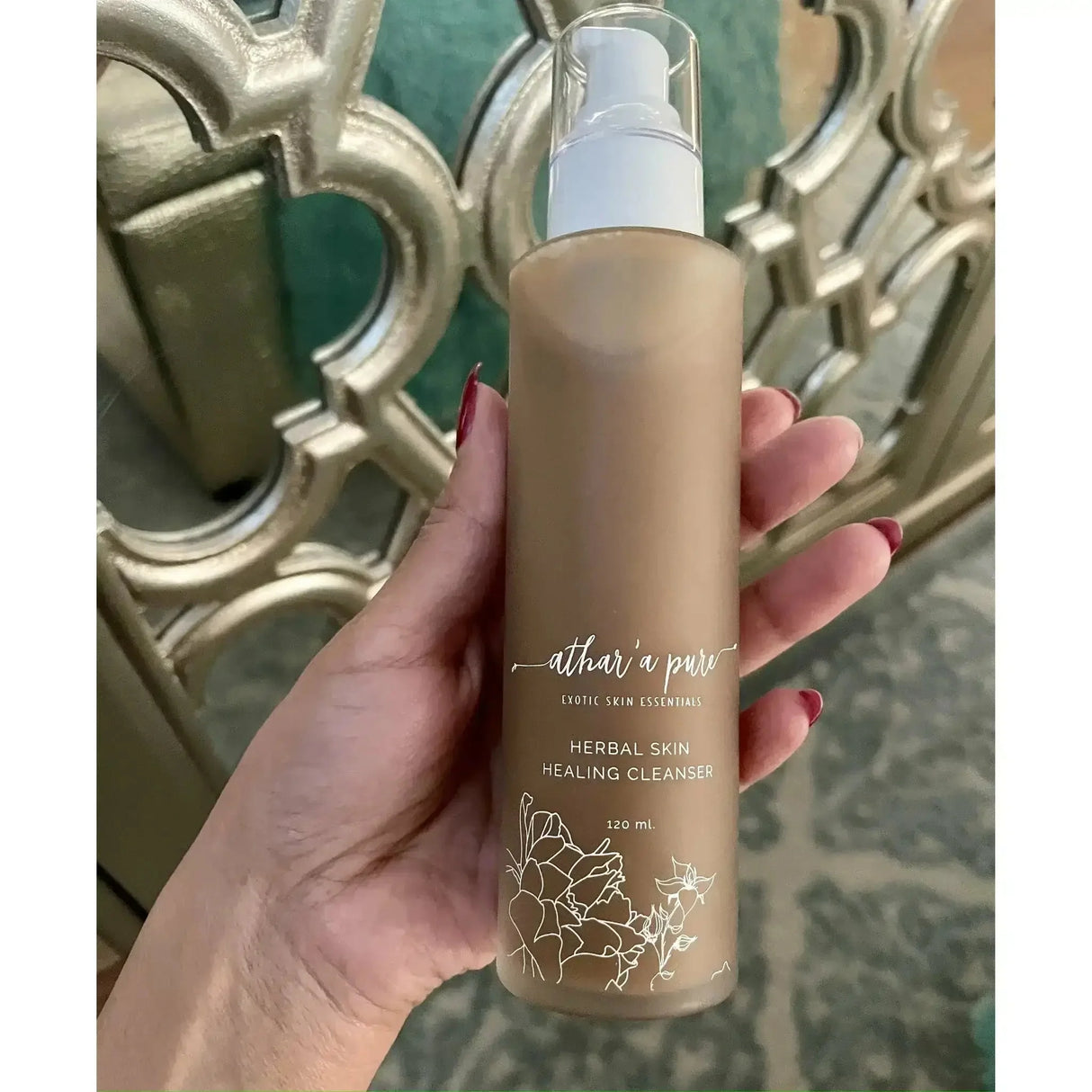 Herbal Skin Healing Cleanser (100% Natural, Vegan, Organic) From Athar'a Pure