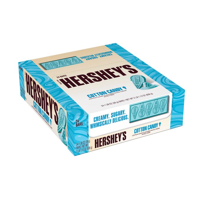 Hershey's Cotton Candy Box of 24 (39g) from PETEZ POP WHOLESALE