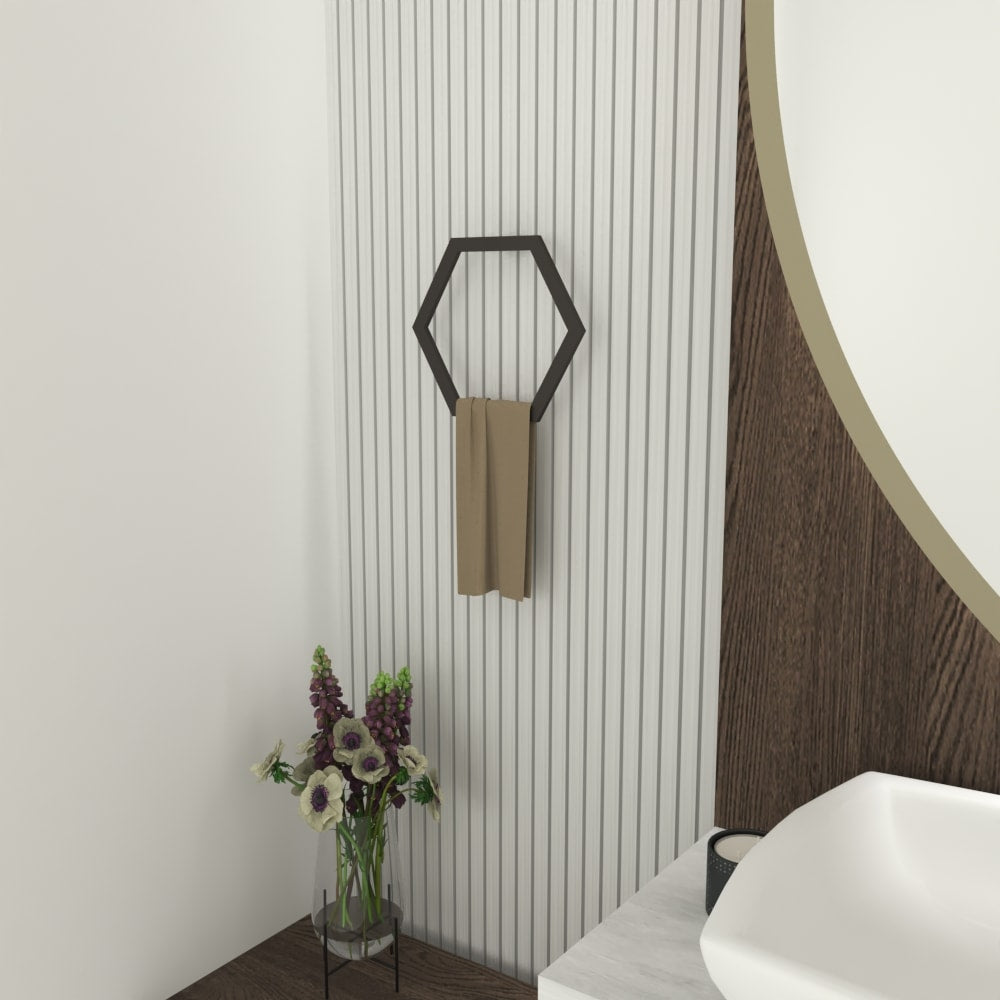 Hexagon Shaped Towel Ring from VITAHOME DESIGN LLC