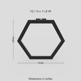 Hexagon Shaped Towel Ring from VITAHOME DESIGN LLC