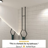 Hexagonal Ceiling Towel Rack from VITAHOME DESIGN LLC