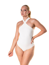 Crossover Halter Shapewear Bodysuit from HeyShape