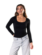 Long Sleeve Thong Bodysuit from HeyShape