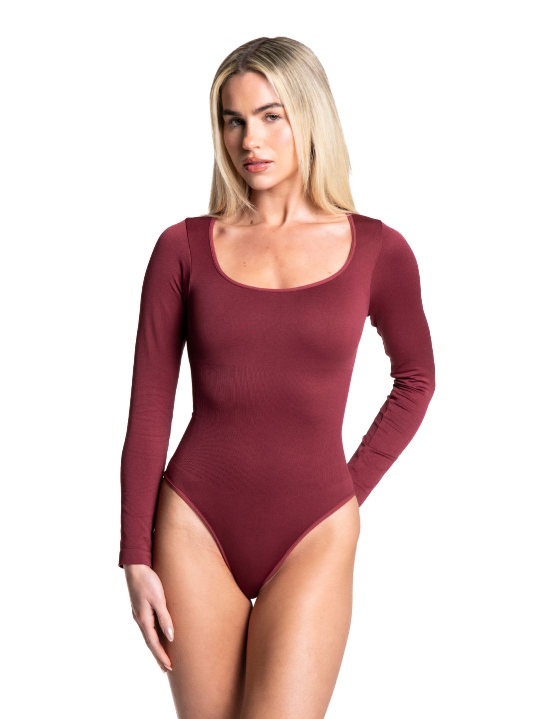 Long Sleeve Thong Bodysuit from HeyShape