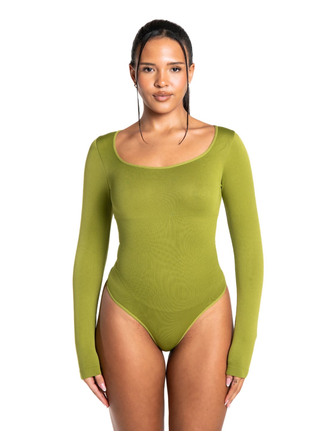 Long Sleeve Thong Bodysuit from HeyShape