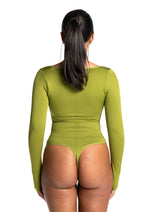 Long Sleeve Thong Bodysuit from HeyShape
