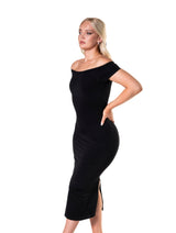 Off-Shoulder Shapewear Split Dress from HeyShape