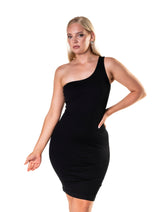 One Shoulder Shapewear Mini Dress from HeyShape