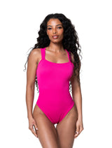 Ribbed Square Neck Shapewear Bodysuit from HeyShape