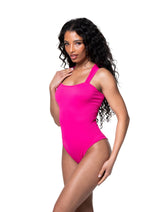 Ribbed Square Neck Shapewear Bodysuit from HeyShape