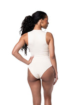 Ribbed Square Neck Shapewear Bodysuit from HeyShape
